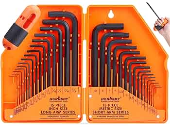 HORUSDY 32-Piece Hex Key Set with Another Torque Handle